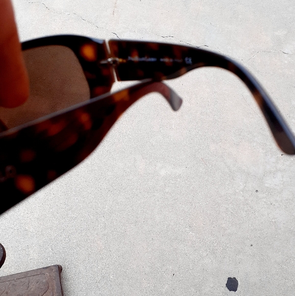 VTG Polo Ralph Lauren Sunglasses Frames Leopard Tortoise frames Shades Italy - Picture 13 of 13